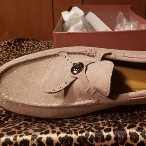 Coach suede loafers